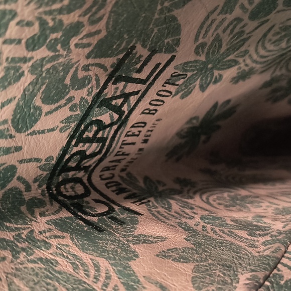 Corral Beige Glitter Overlay Boot - Picture 8 of 16